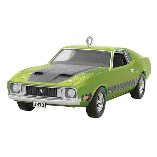 Classic American Cars 1973 Ford Mustang Mach 1 2023 Metal Ornament, 