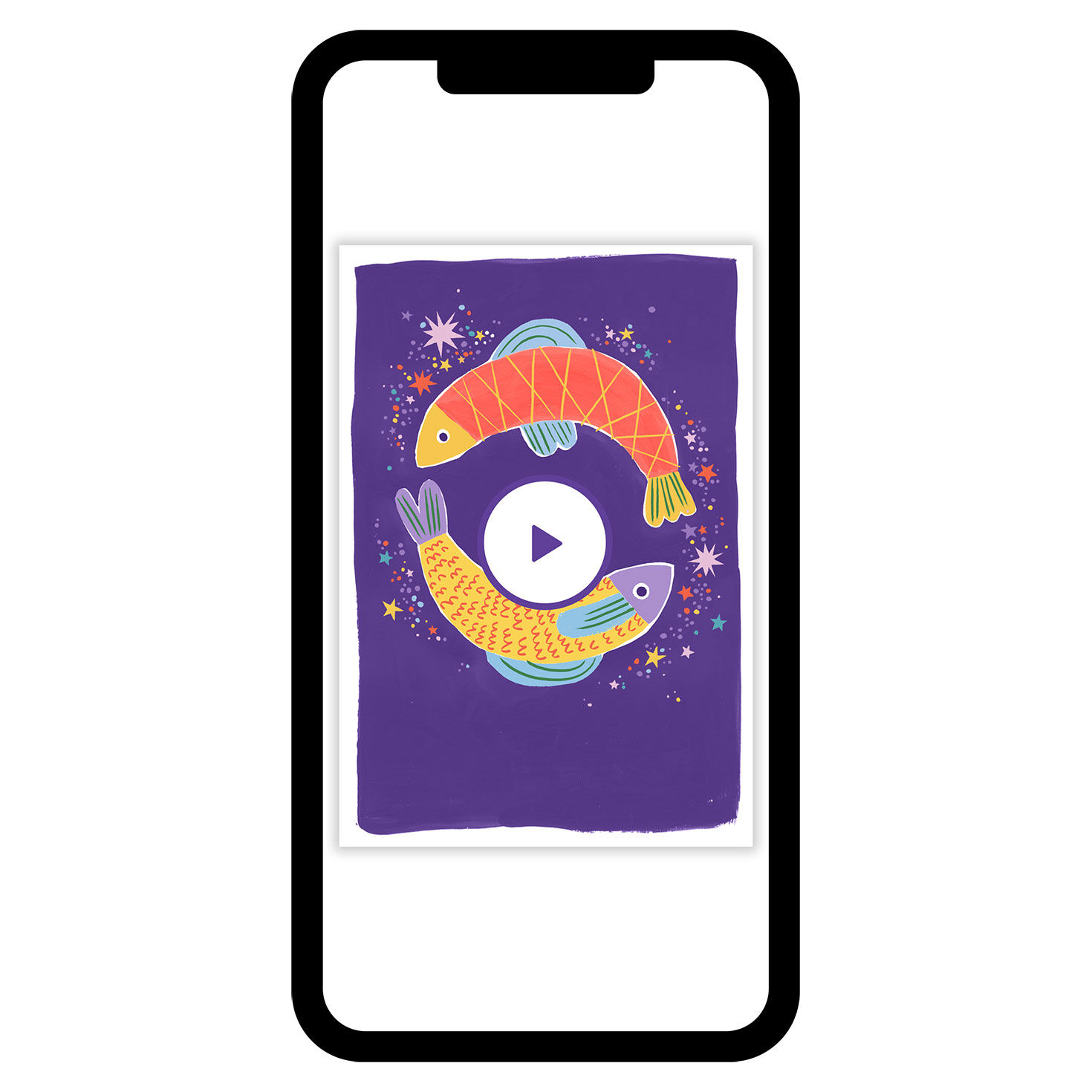 Bold and Bright Pisces Zodiac eCard