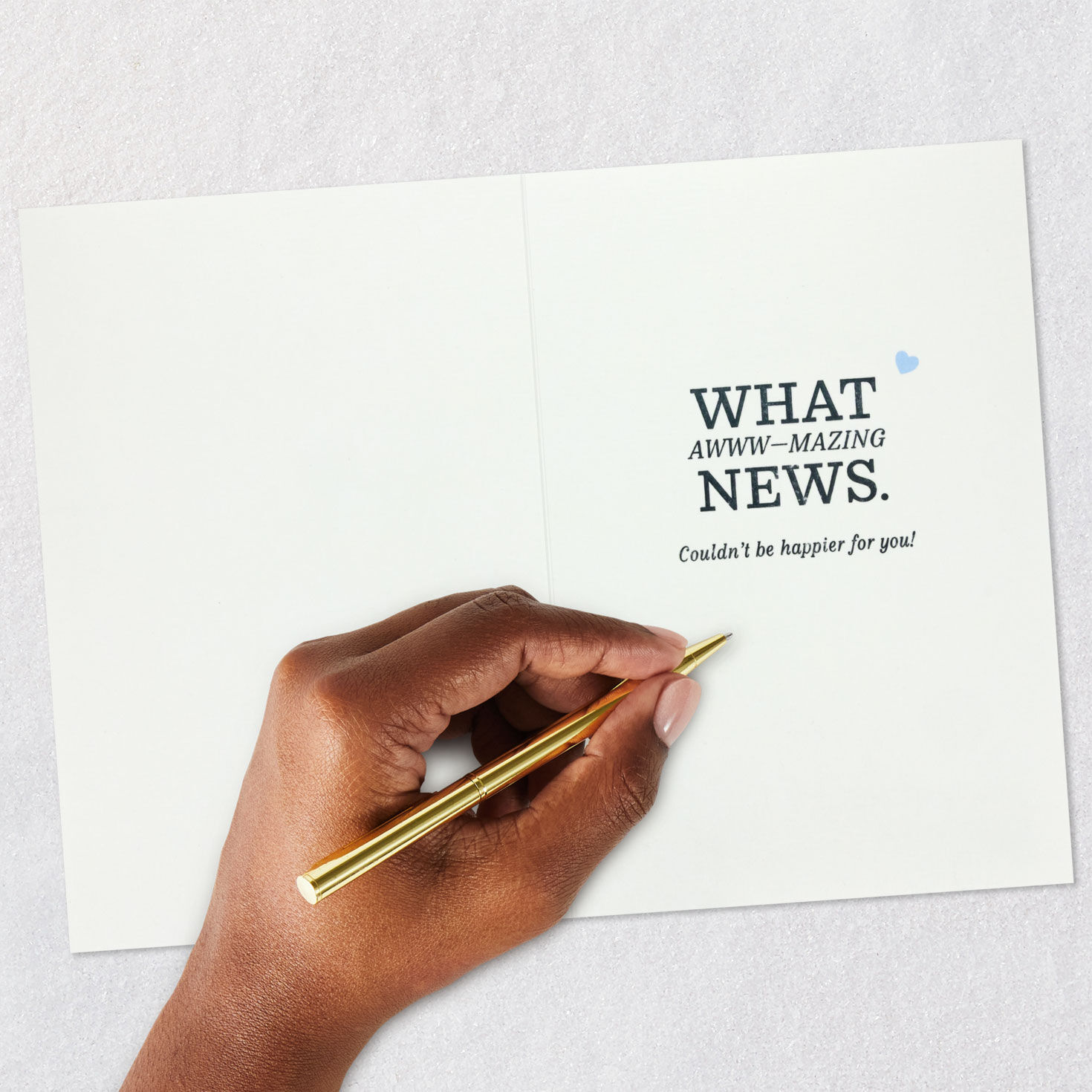 Cartoon Newspaper New Baby Shower Card Signing card image number 6