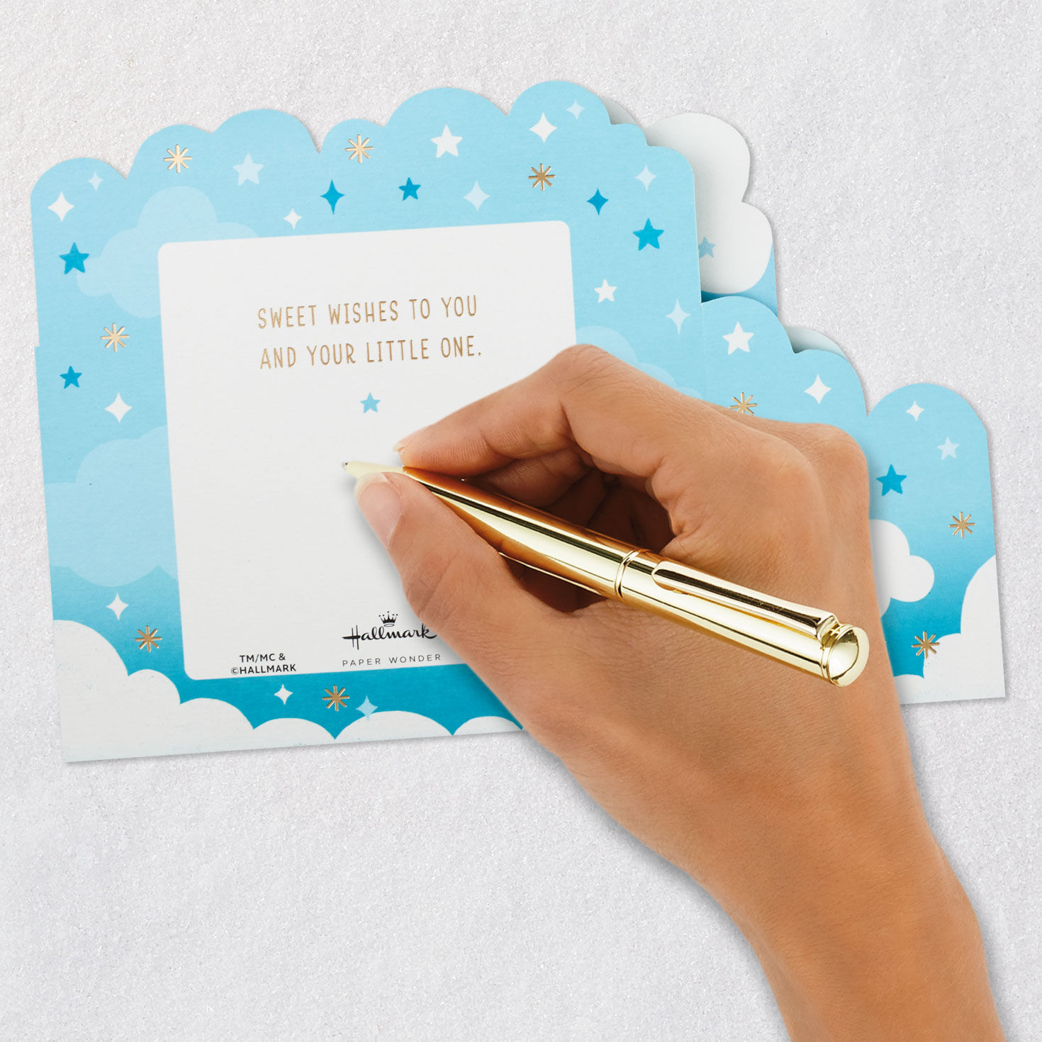 Blue Balloons 3D Pop-Up New Baby Boy Card, , large image number 6