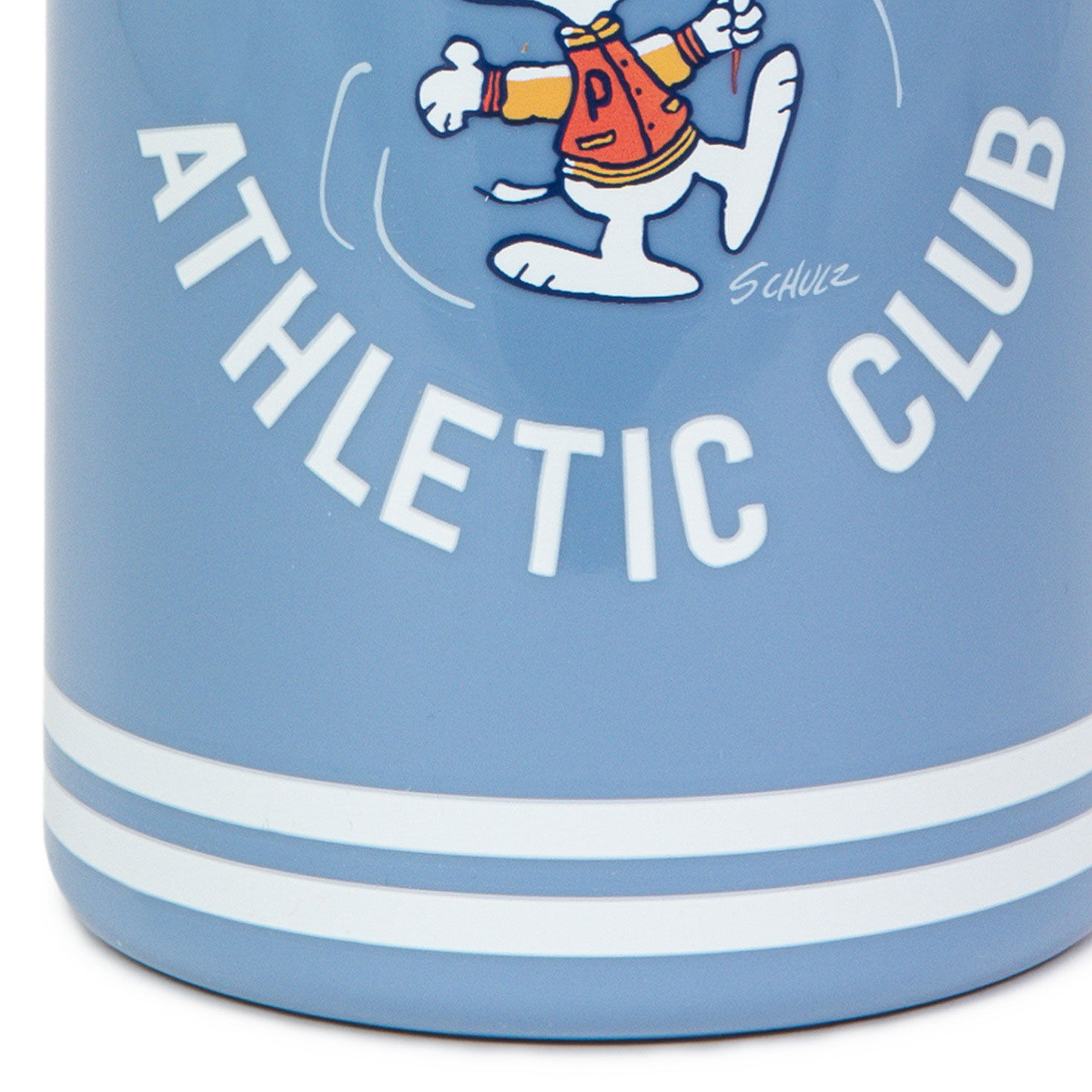 Peanuts Snoopy Athletic Club Water Bottle upclose detail image number 5
