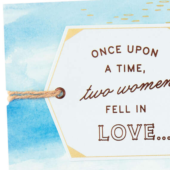 Once Upon a Time Two Women Fell in Love Anniversary Card, , large image number 5