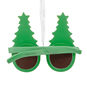 Christmas Tree Glasses Christmas Ornament Back image number 6