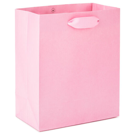 6.5" Small Light Pink Gift Bag, Light Pink