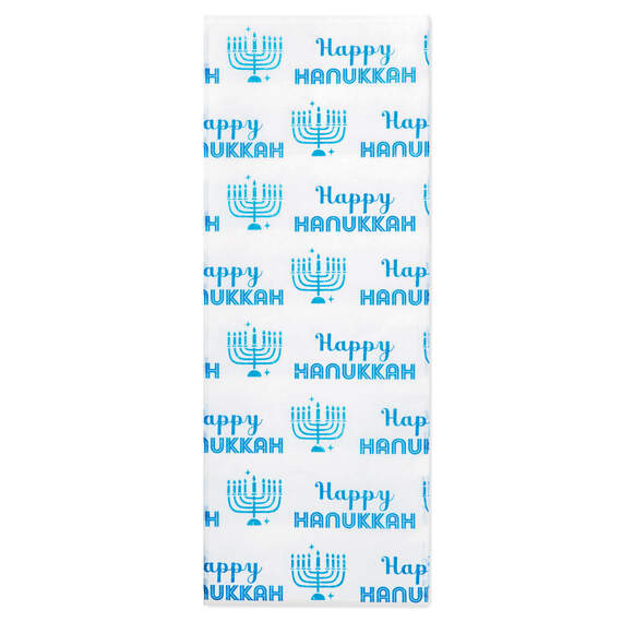 Happy Hanukkah Tissue Paper, 6 sheets