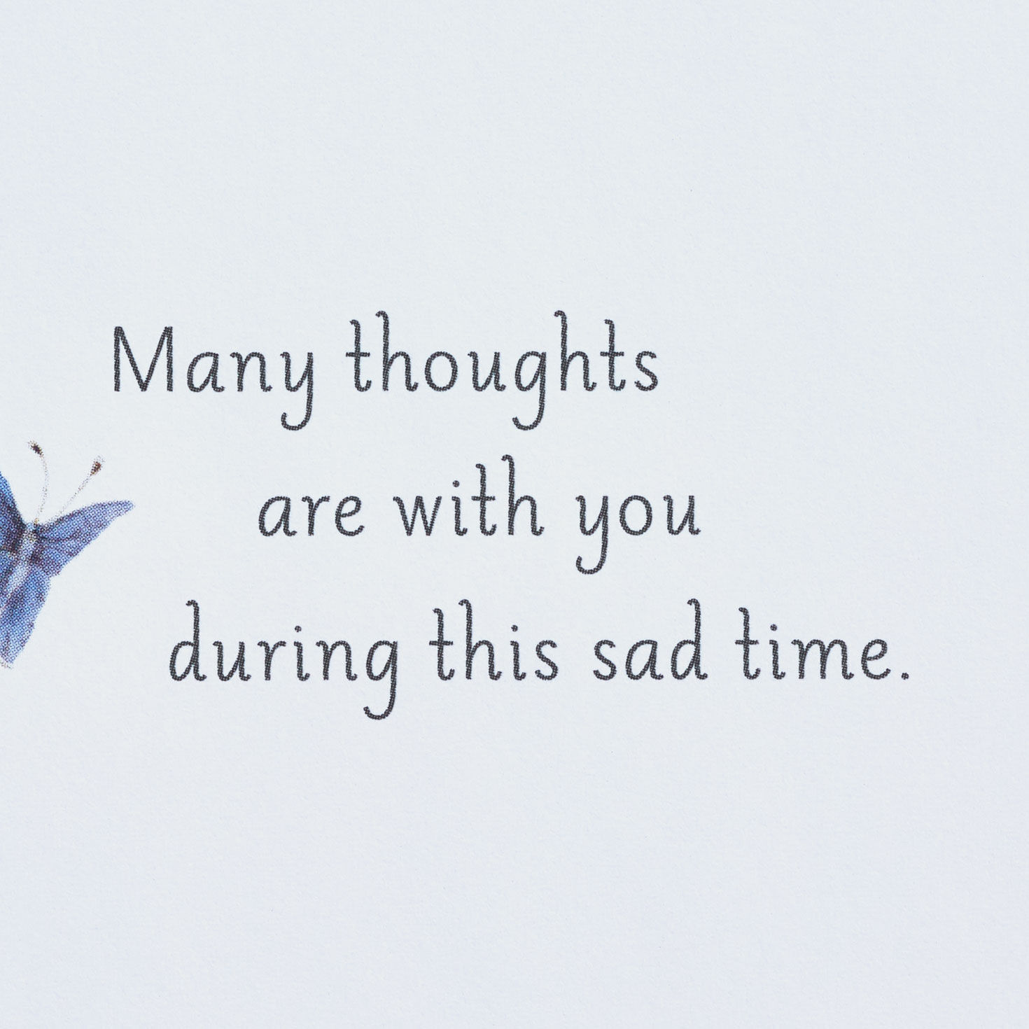 Marjolein Bastin Wreath With Butterflies Sympathy Card, , large image number 2