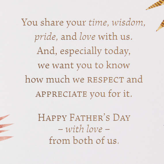 Our Family Is So Blessed Father's Day Card for Dad From Both, , large image number 2