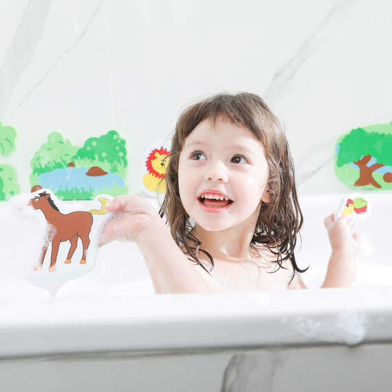 Edushape Jungle Fun Foam Bath Play Set, 18 Pieces, , large image number 4