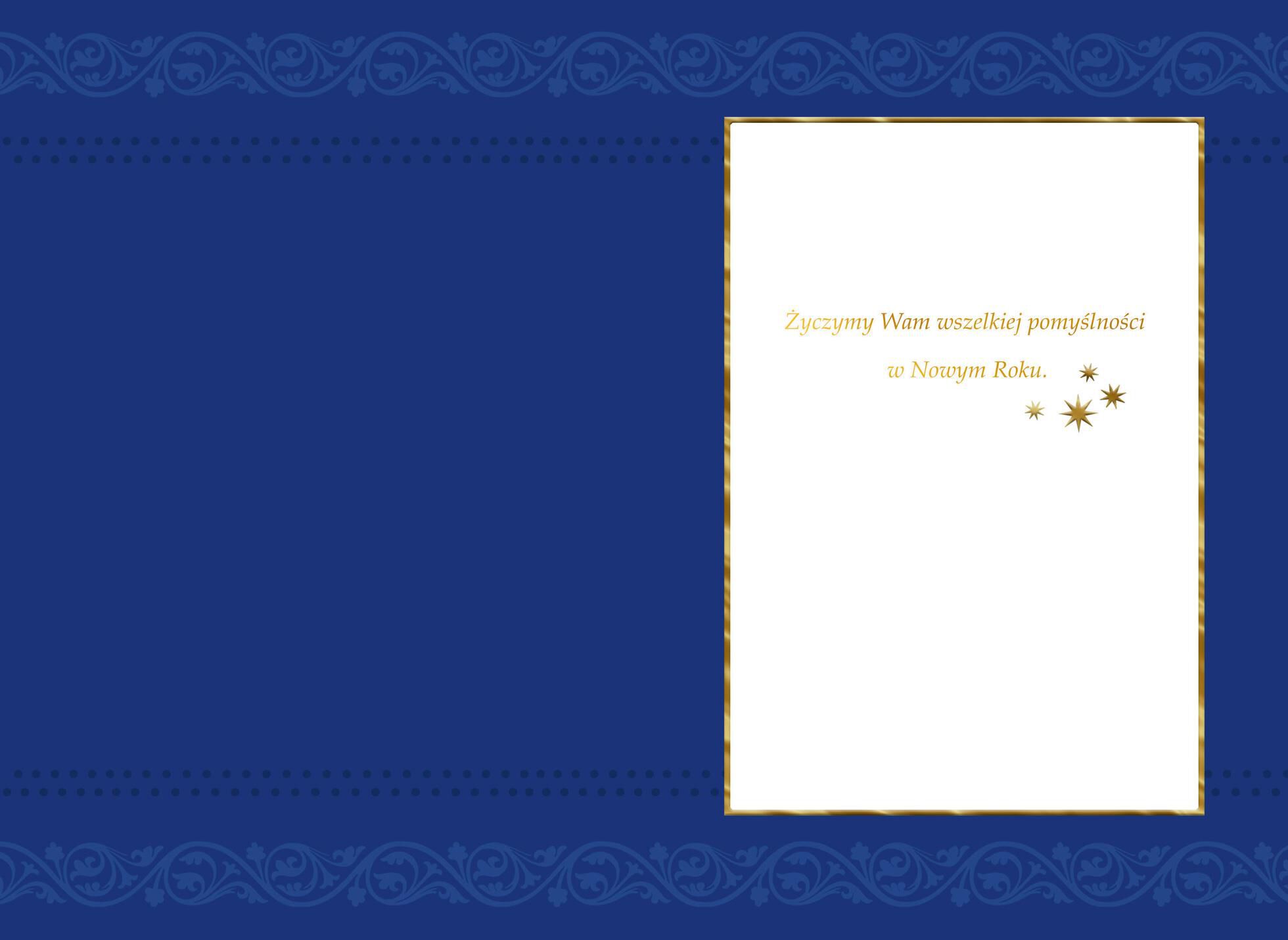 Nativity Scene Polish-Language Christmas Card