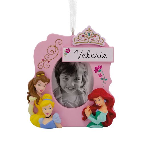 Disney Princesses Photo Frame Personalized Hallmark Ornament, 