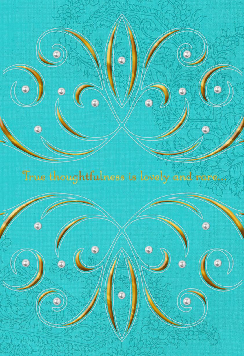 True Thoughtfulness Thank You Card