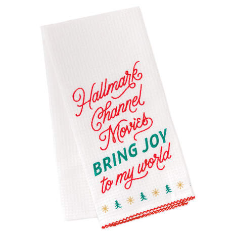 Hallmark Channel Joy to My World Tea Towel, , large