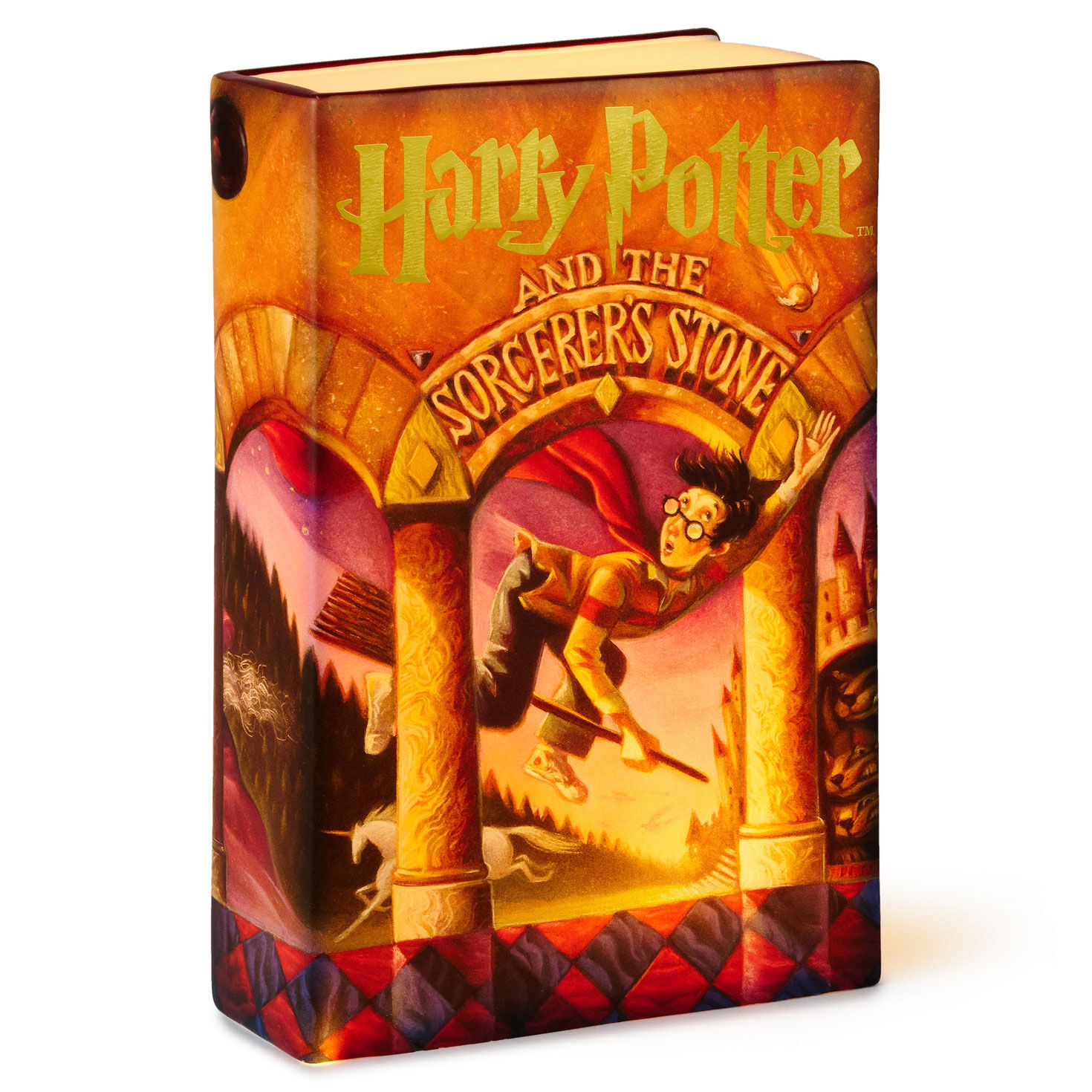 Light-Up Harry Potter Sorcerer's Stone Front glowing image number 2