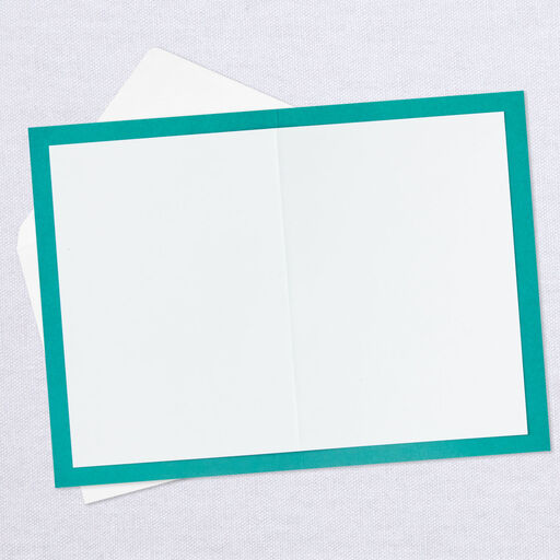 Bold Exclamation Points Blank Congratulations Card, 