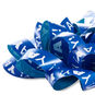 4.6" Blue "Yay!"/Aqua Recyclable Gift Bow, Blue Yay! Aqua, large image number 4