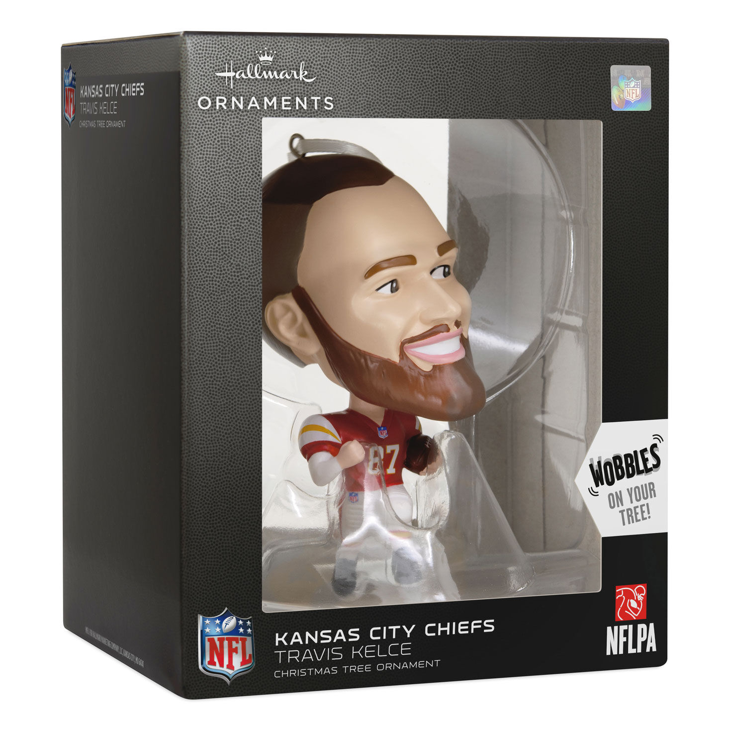 NFL Kansas City Chiefs Travis Kelce Bobblehead Ornament for only USD 19.99 | Hallmark