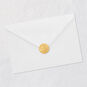 Ornaments and Stars Romantic Christmas Card Envelope Back with Seal image number 9