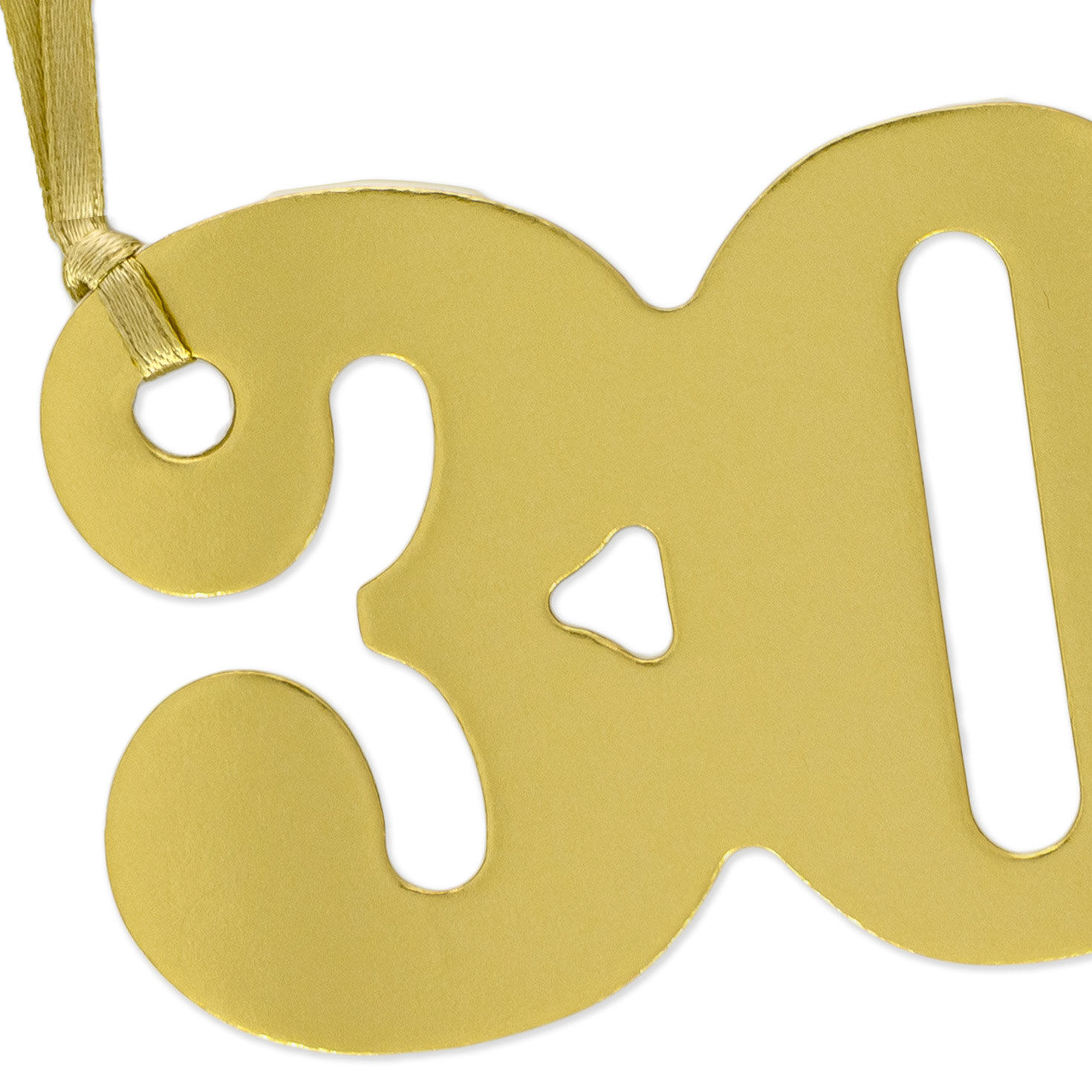 Die-Cut 30 Gift Trim With Ribbon Hanger upclose view image number 4