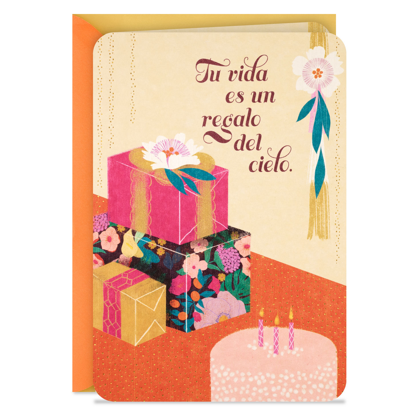 Count Your Blessings Spanish-Language Religious Birthday Card