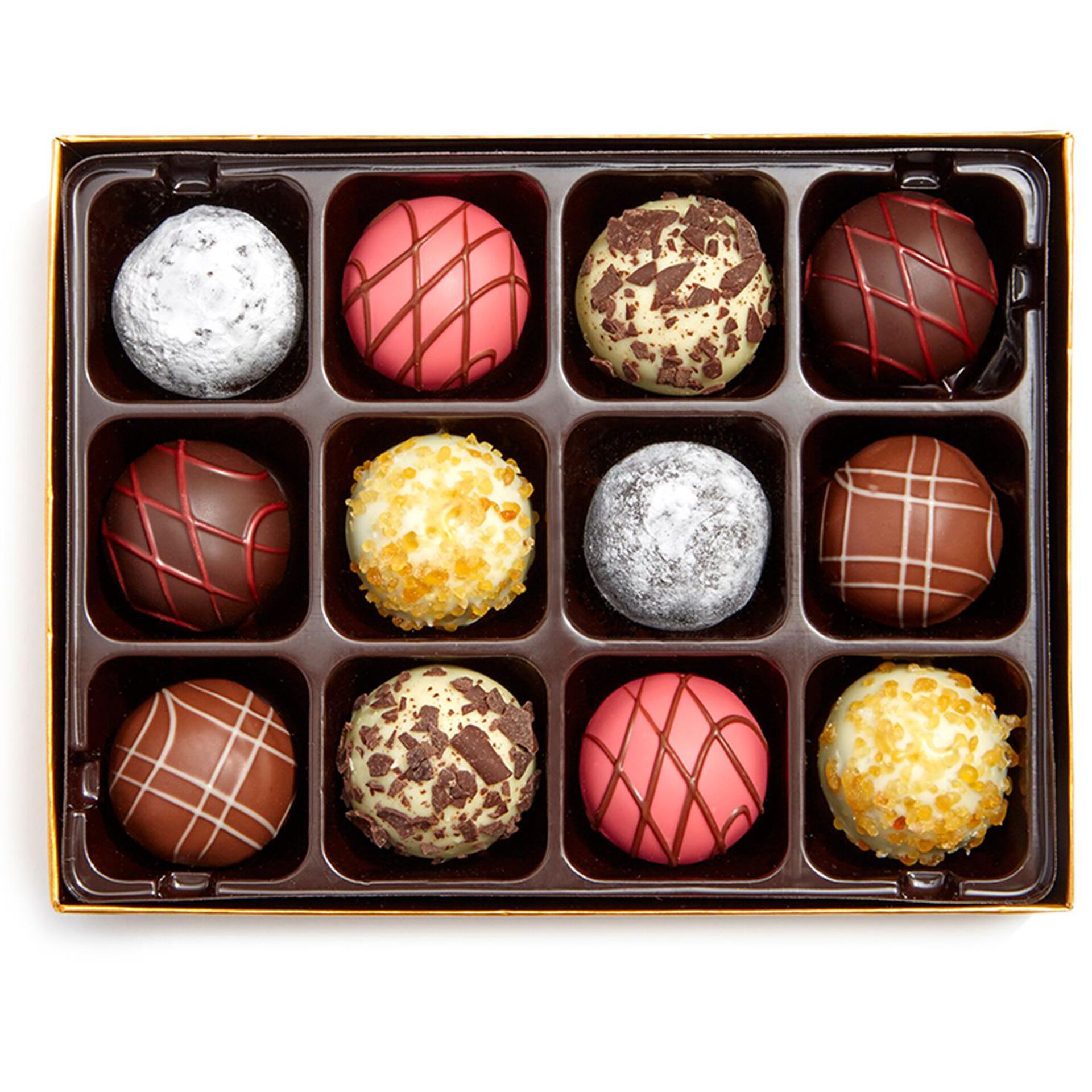 Godiva Assorted Pâtisserie Dessert Truffles in Gift Box, 12 Pieces
