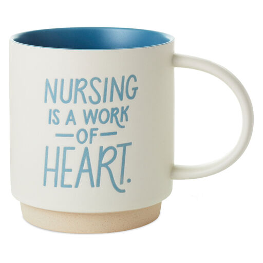 Nursing Is a Work of Heart Mug, 16 oz., 