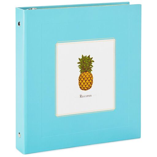 Pineapple Recipe Organizer Book, 