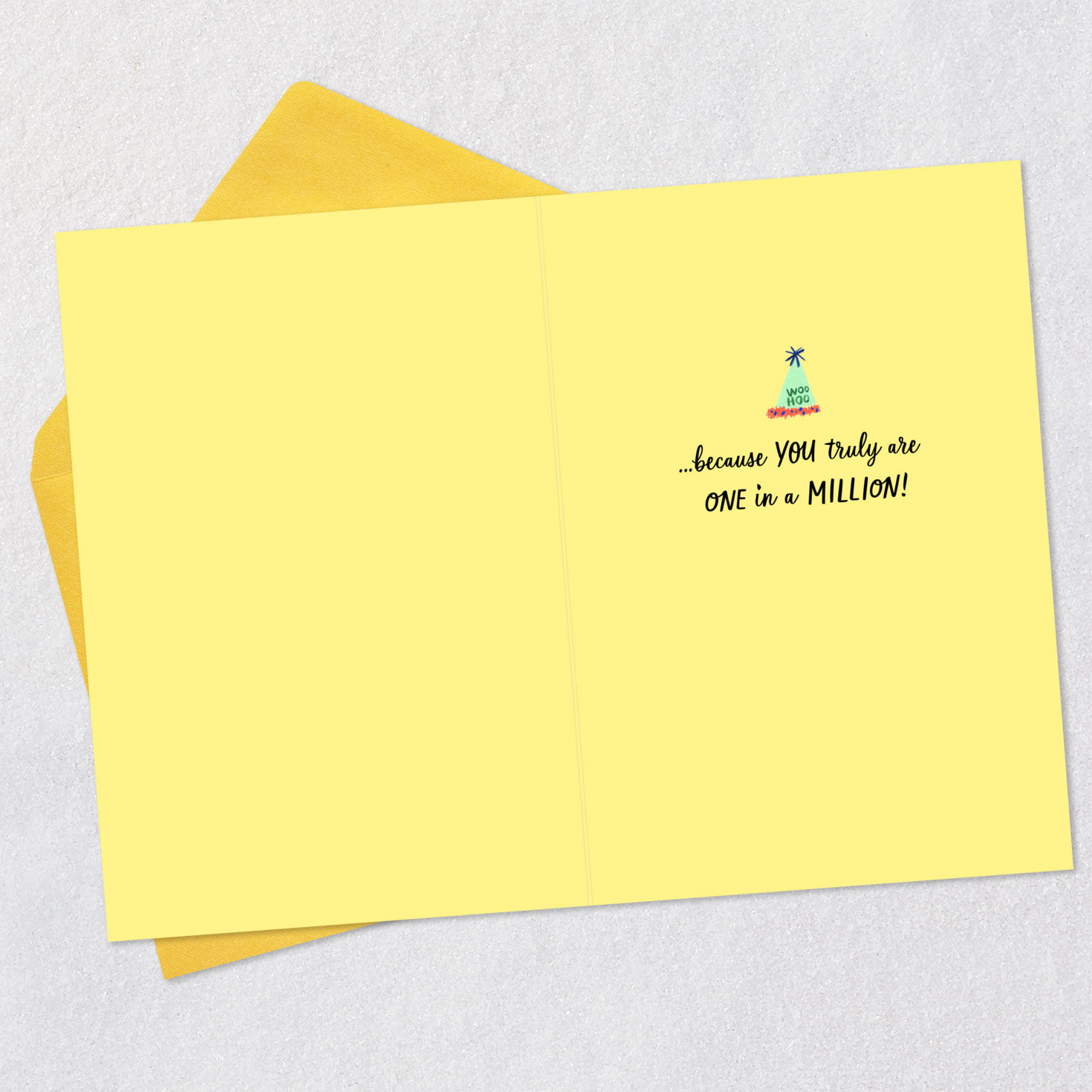 You're One In A Million Birthday Card, , large image number 3