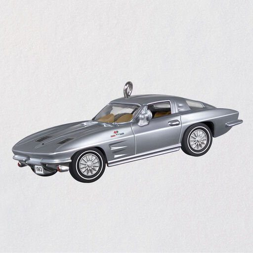Mini Lil’ Classic Cars 1963 Chevrolet® Corvette® Stingray® 2022 Metal Ornament, 0.55", 