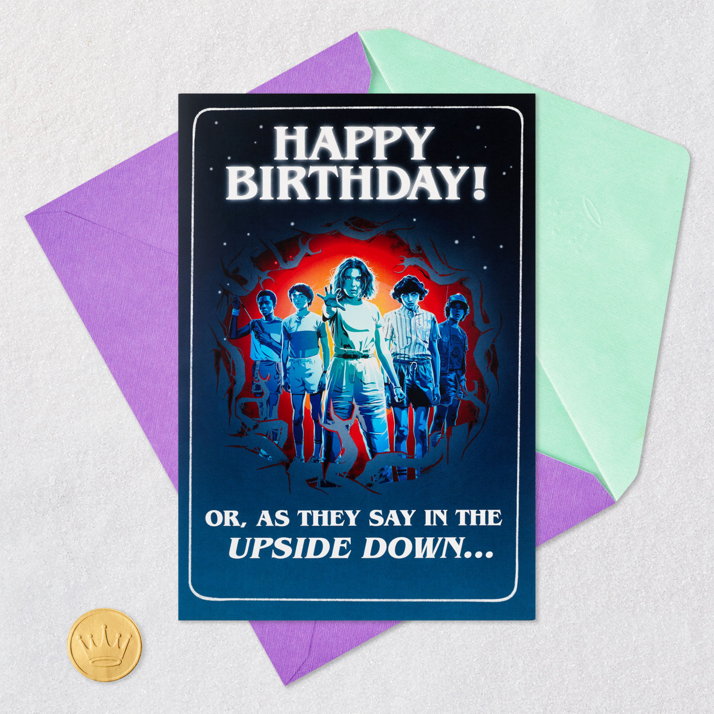 Netflix Stranger Things Upside Down Musical Birthday Card, , large image number 5