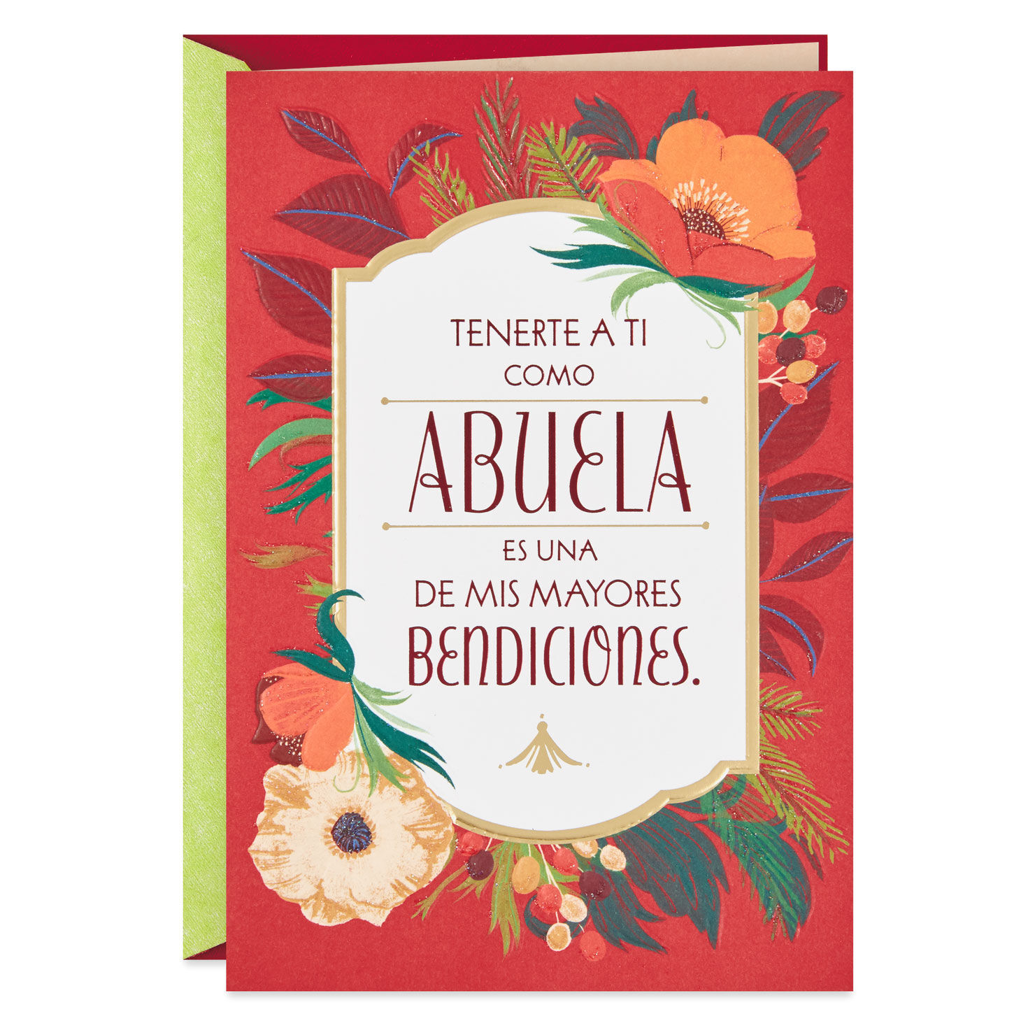 2017 Hallmark Ornament AMOR DE UNA ABUELA Spanish Christmas Heart