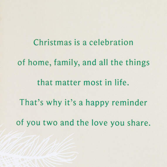The Love You Share Christmas Card for Brother and Sister-in-Law, , large image number 2