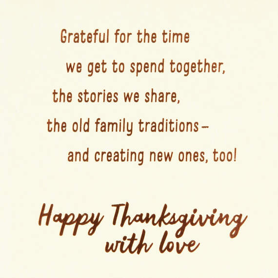 So Thankful for You Thanksgiving Card for Brother and Family, , large image number 2