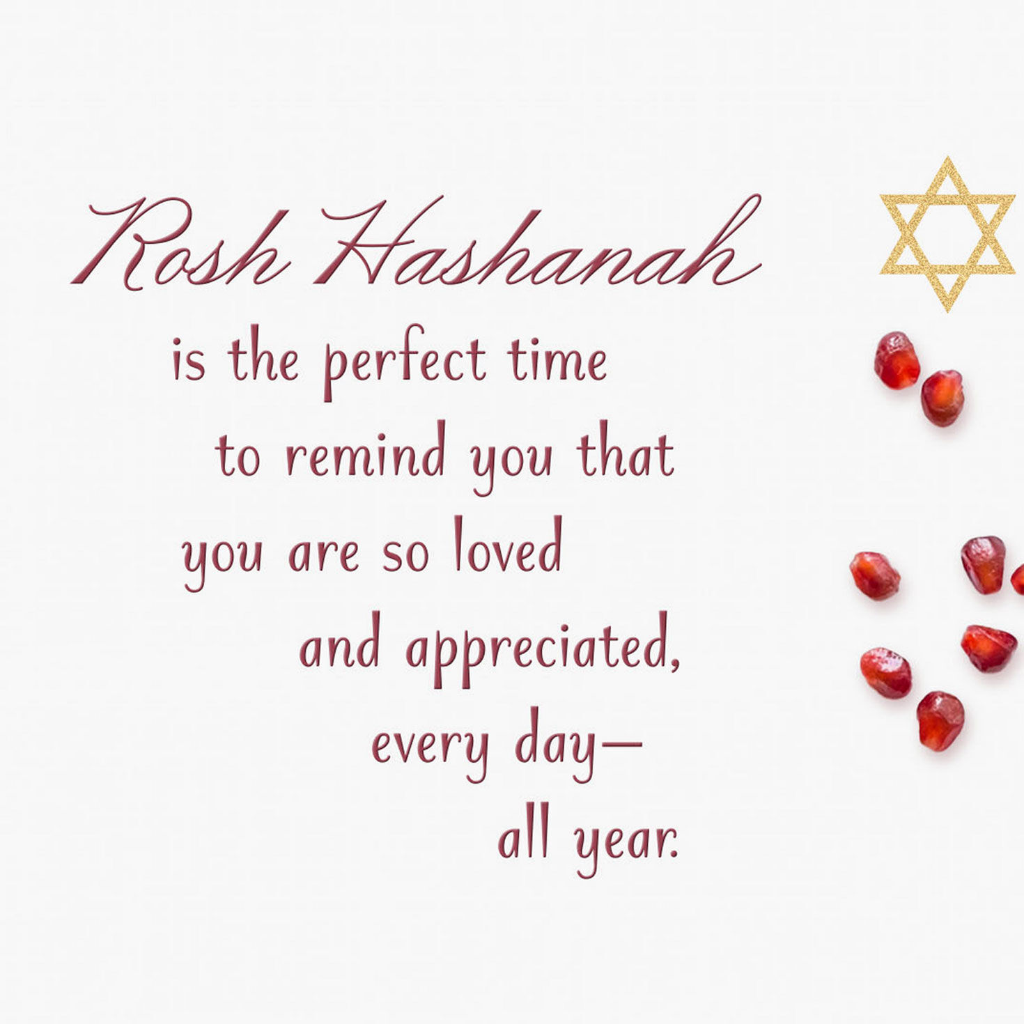 Apples & Honey Rosh Hashanah Card for Friend SENTIMENT image number 2