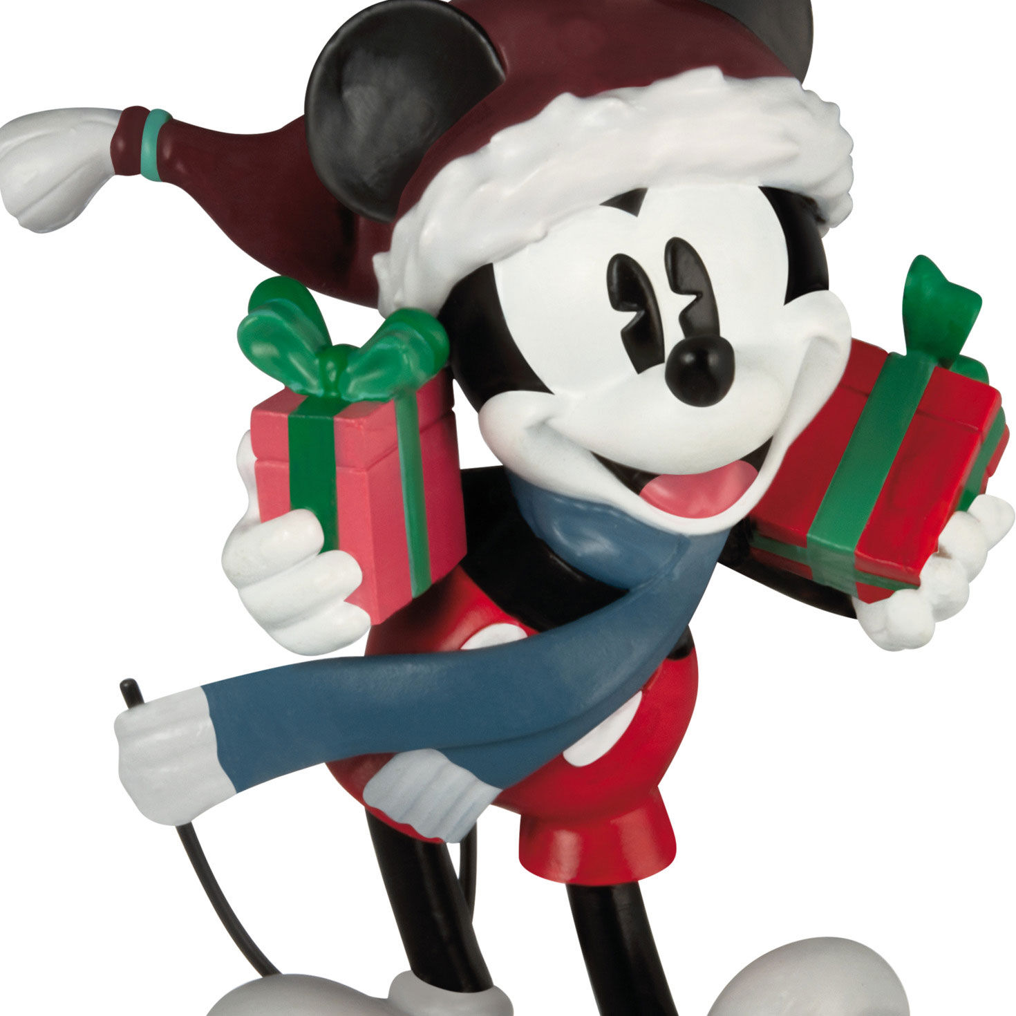 Mickey Mouse With Presents Christmas Ornament closeup view image number 5