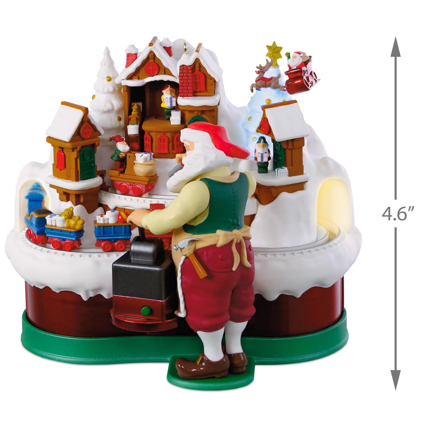 【感謝価格】 2018 Santa's Motion and Light With Ornament Musical Train Magic ドールハウス