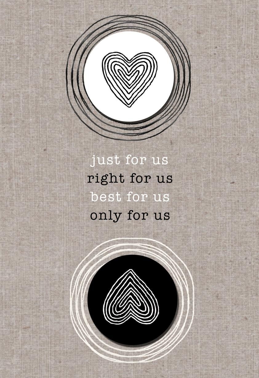 Circles and Hearts Anniversary Card