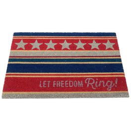 Let Freedom Ring Patriotic Coir Door Mat, Let Freedom Ring Patriotic Coir Door Mat, , large
