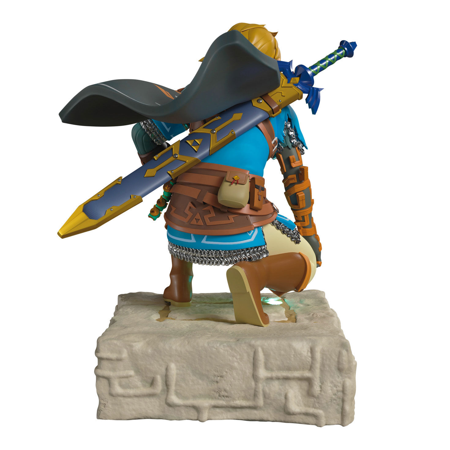 Legend of Zelda Link on Stone Keepsake Ornament Back image number 6