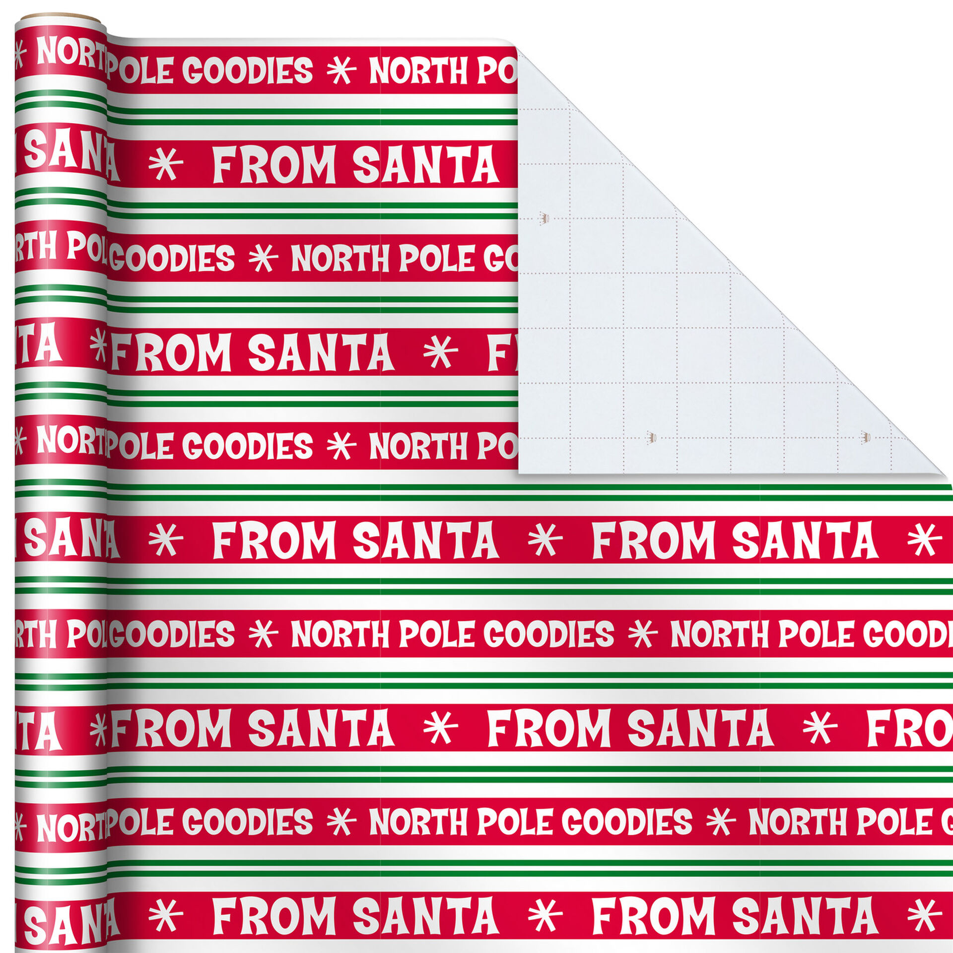 From Santa Jumbo Roll Christmas Wrapping Paper, 100 sq. ft. - Wrapping ...