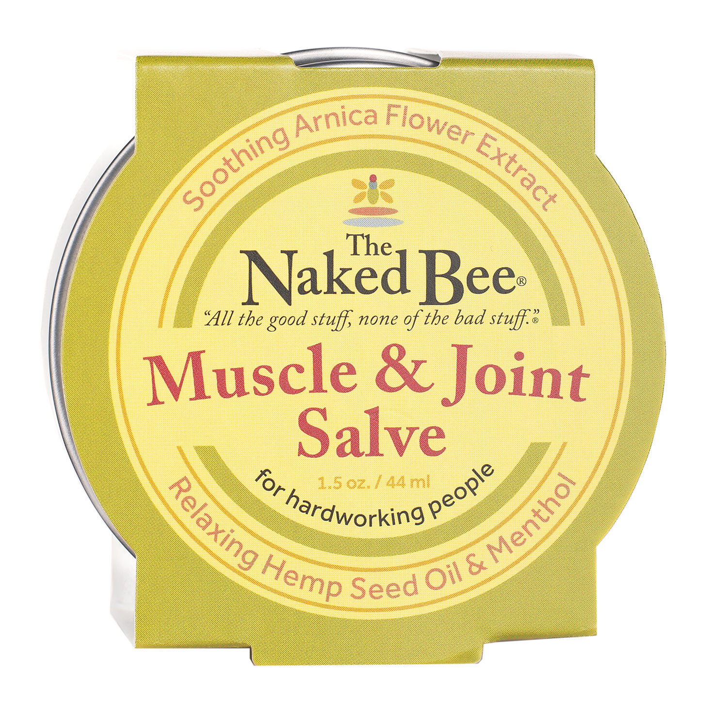 The Naked Bee Muscle and Joint Salve, 1.5 oz.