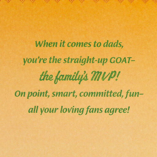 MVP Dad Father's Day Card, 