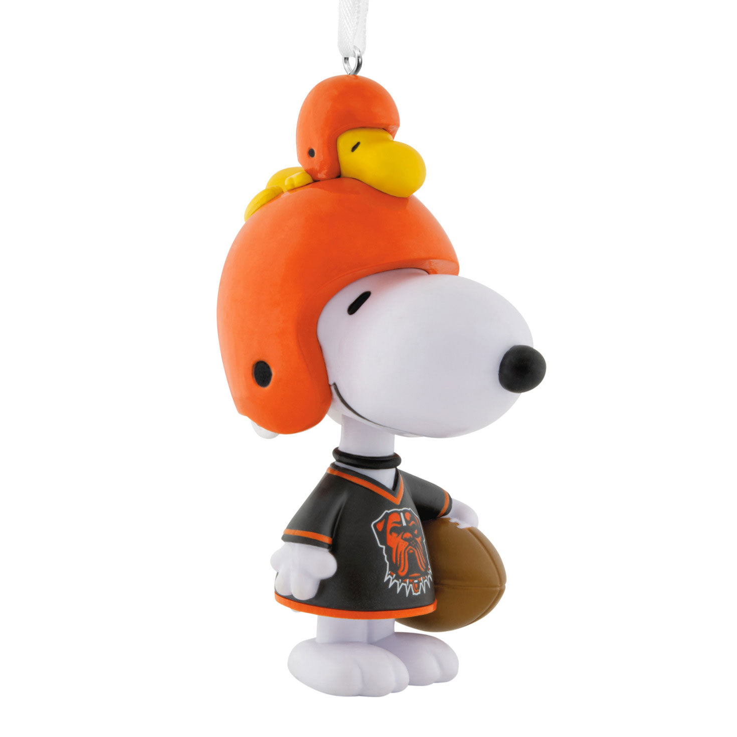 Peanuts® Snoopy & Woodstock NFL Cleveland Browns Bobblehead Hallmark Ornament