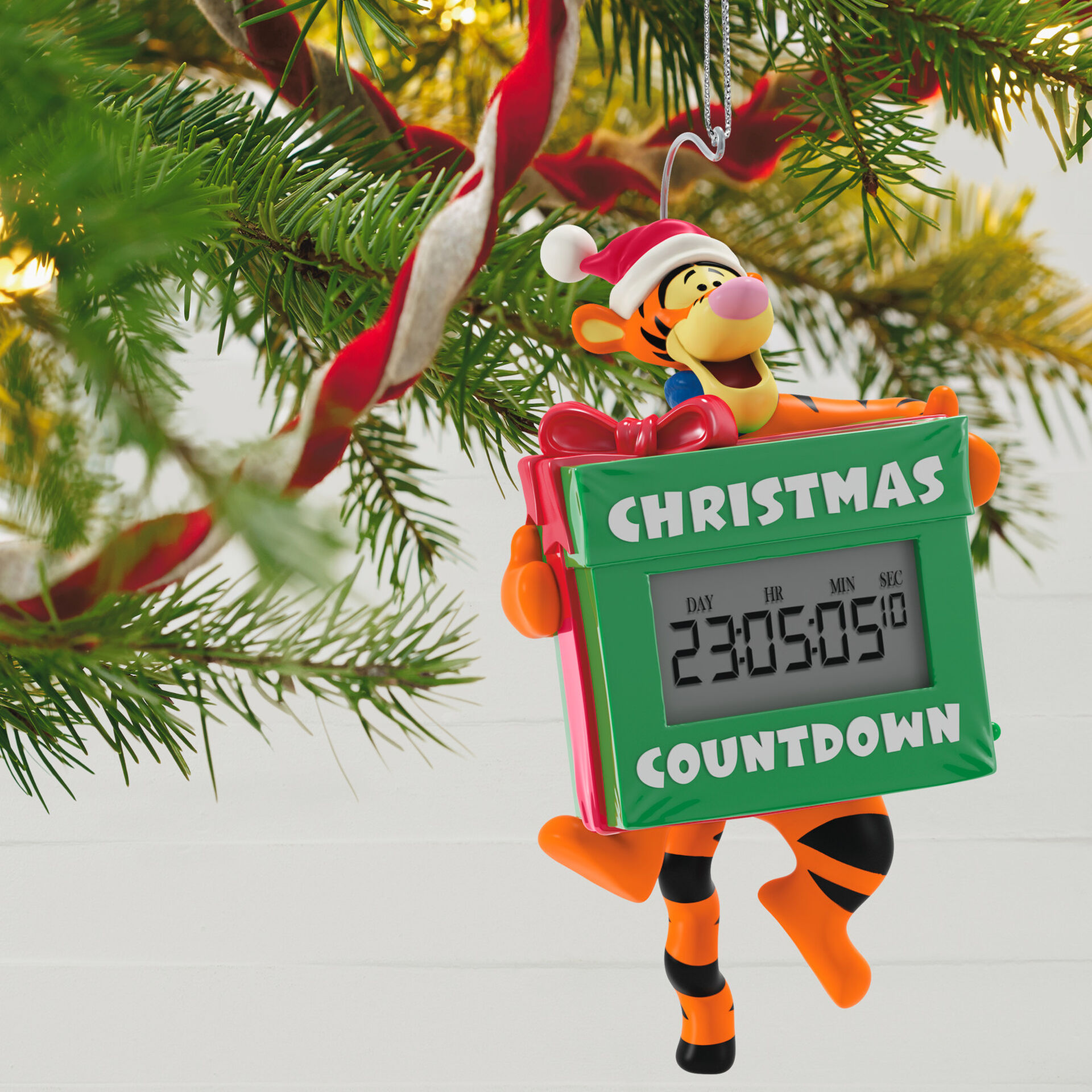 Disney Winnie The Pooh Tigger S Christmas Countdown Ornament With Light Keepsake Ornaments Hallmark