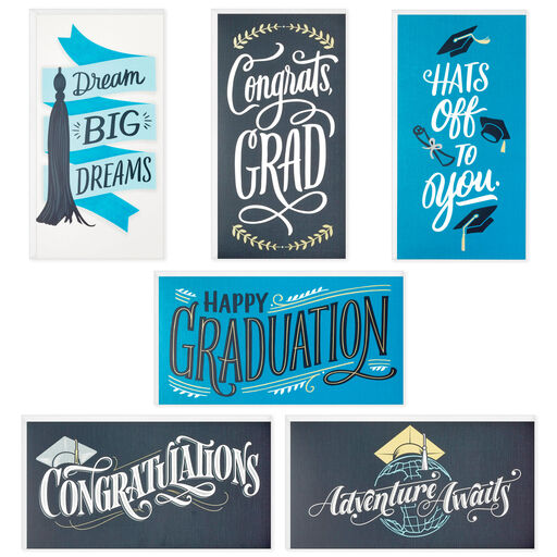 Sophisticated Assorted Money Holder Graduation Cards, Pack of 36, 