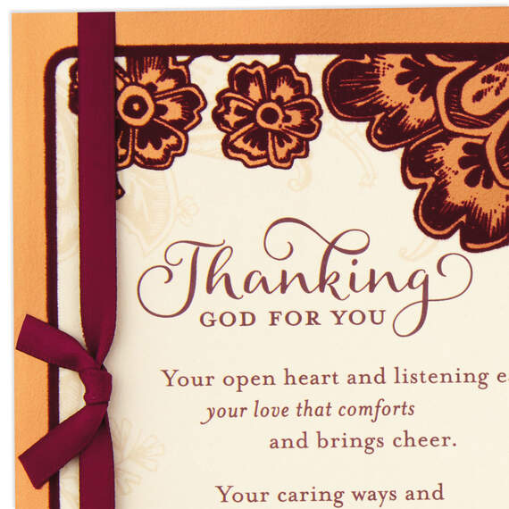Your Caring Ways Religious Thanksgiving Card, , large image number 4