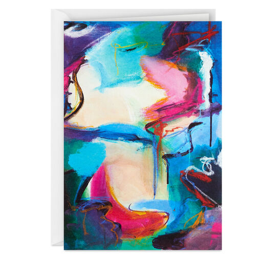 ArtLifting Abstract Painting Blank Card, 