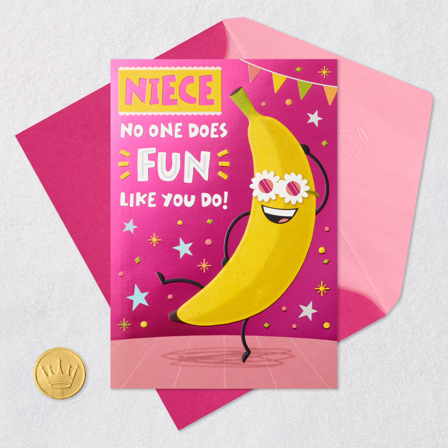 Silly Banana Birthday Card for Niece, , large image number 5
