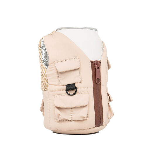 Puffin Tan Ranger Adventure Vest Can and Bottle Cooler, 
