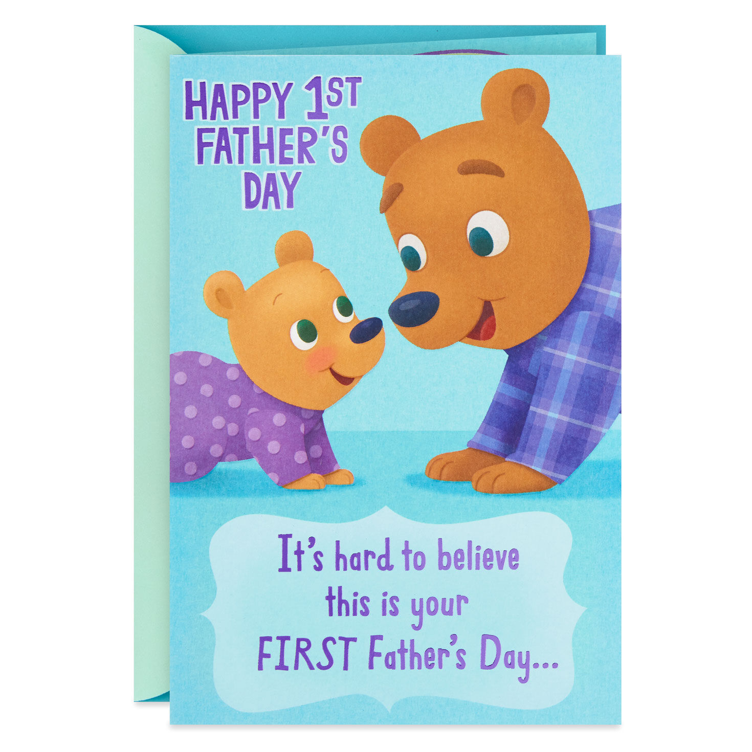 happy 1st fathers day card