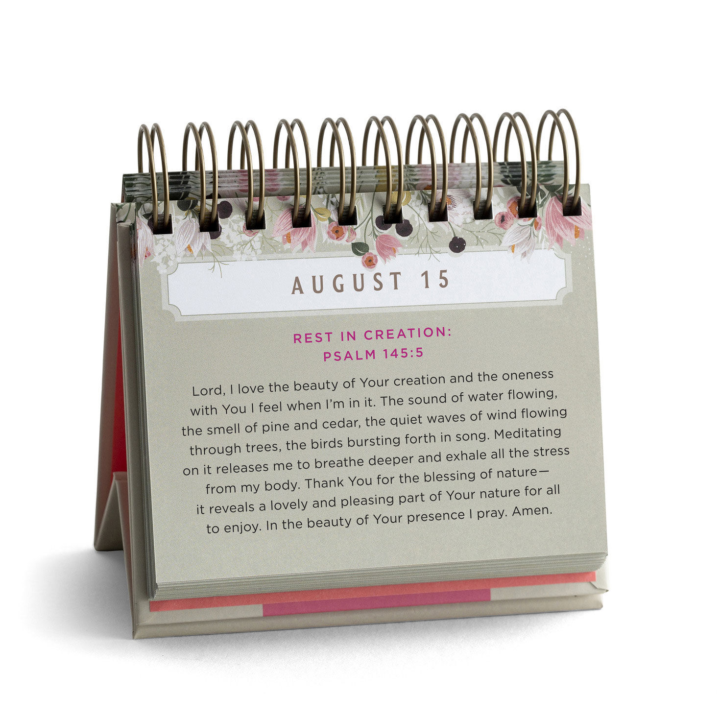 A Prayer a Day 365 Day Perpetual Calendar insdie page image number 3